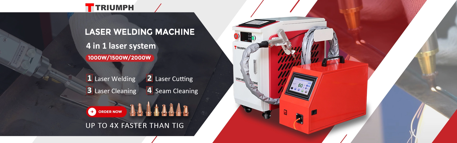 triumph smart laser welding machine,1500W fiber laser welder machine