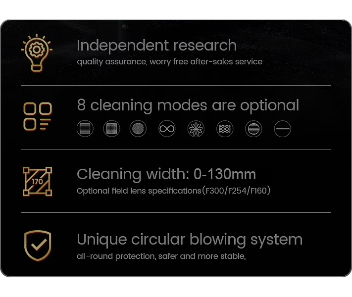 200w laser cleaning head