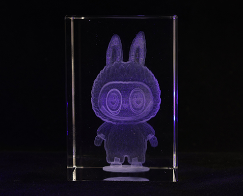 3d inner crystal laser engraving with uv laser marking machine