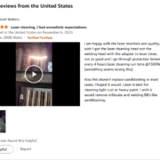 Customer Reviews for laser welding machine