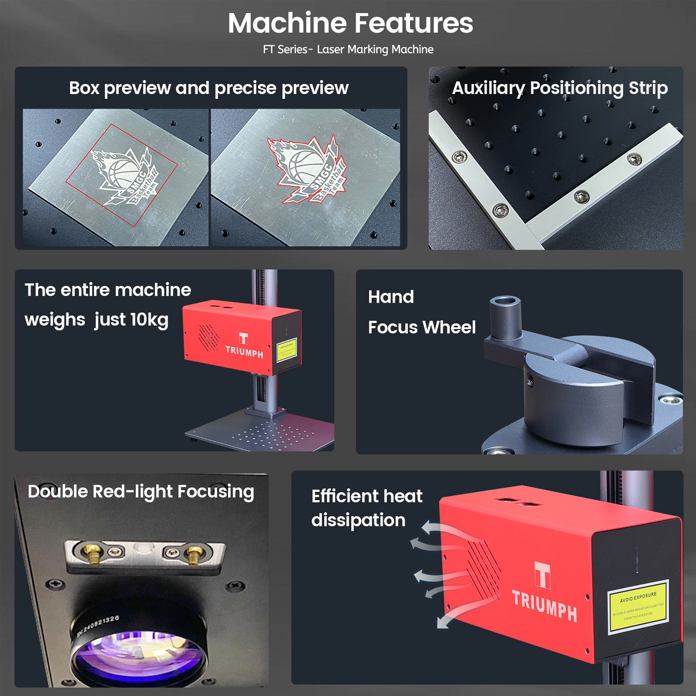 Fiber laser marking machine details