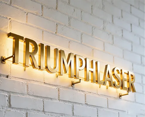 QCW laser welder for advertising sign fabrication