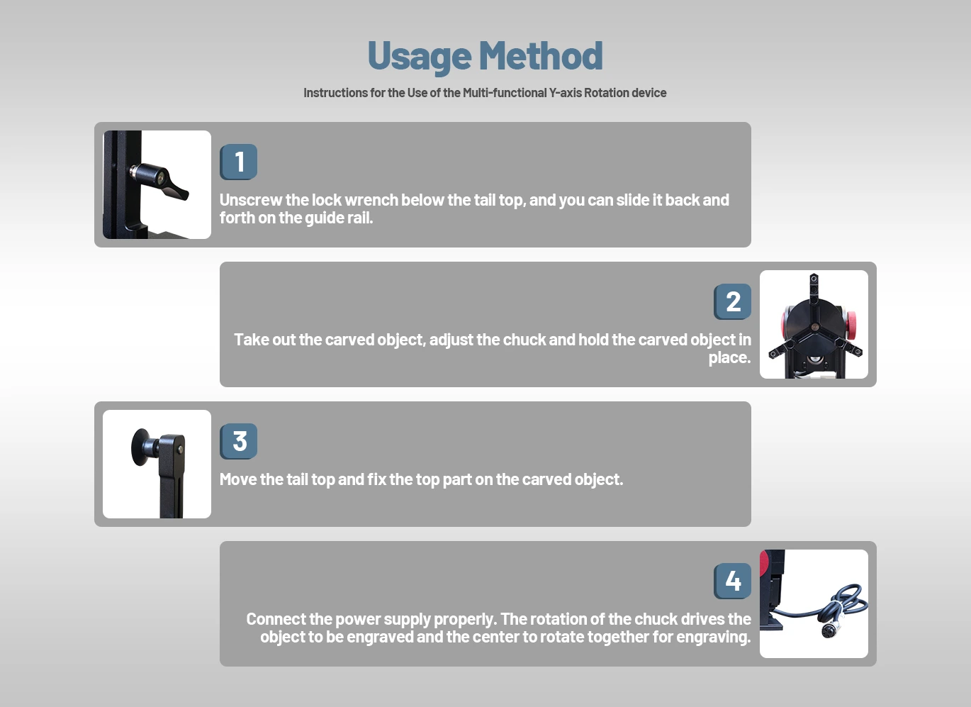Rotary Roller Engraving Kit for Laser Engraver (4) Rotary Roller Engraving Kit for Laser Engraver (4)