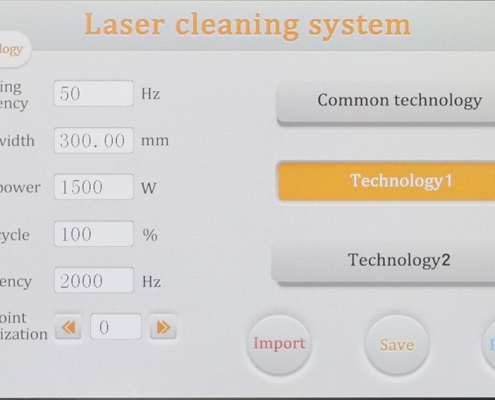 Triumph Fiber Laser Cleaning Machine Process Parameters