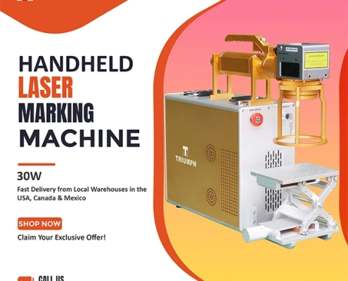 Triumph handheld fiber laser marking machine