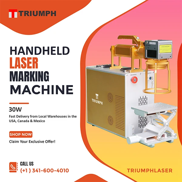 Triumph handheld fiber laser marking machine