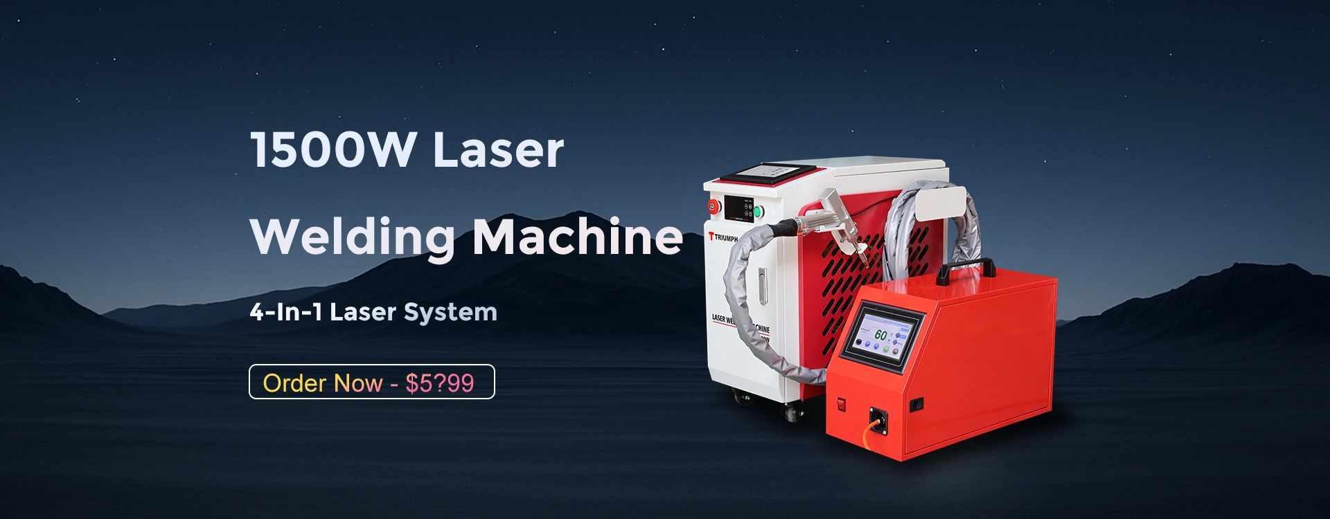 Triumph laser welding machine 1500W handheld laser welder machine price