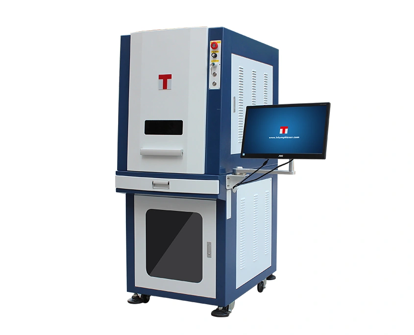 triumph full enclosed fiber laser marking engraving machine