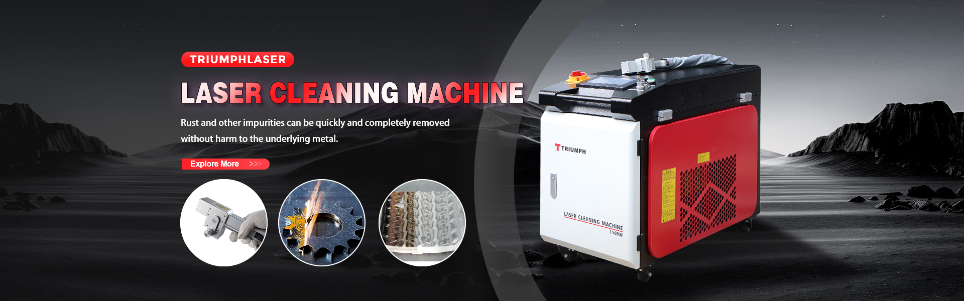 triumph laser cleaning machine, laser rust remover