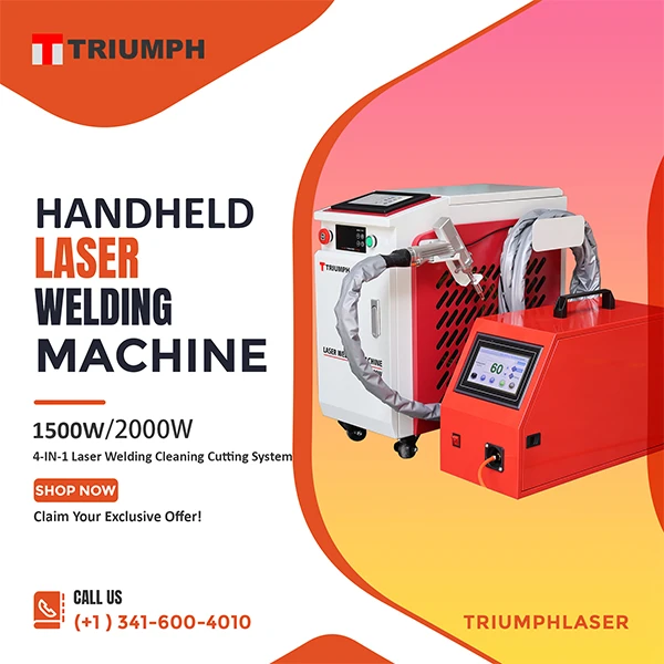triumph laser welding machine,1500W Smart Series laser welder machine