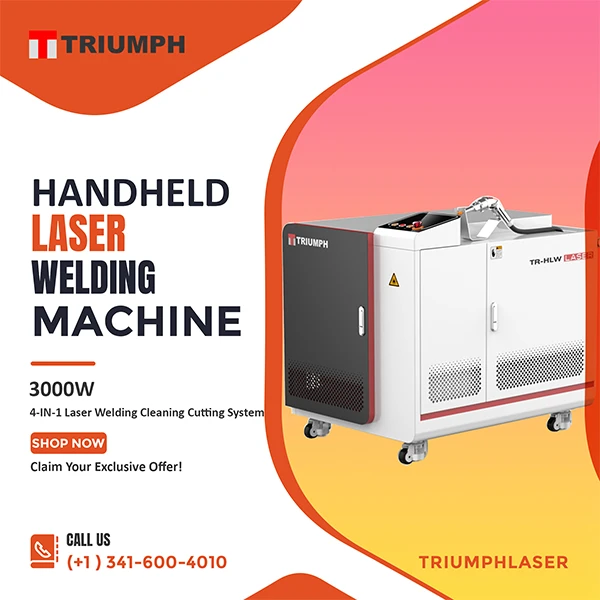 triumph laser welding machine,3000W modern laser welder machine